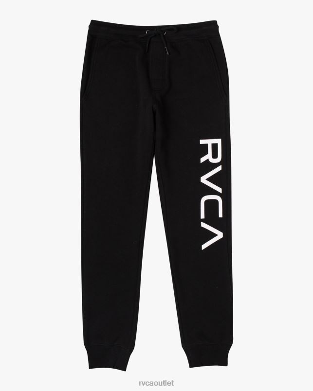 Bottoms V84B678 black RVCA Boys Big Sweatpants