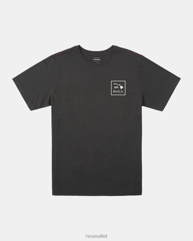 Clothing V84B262 pirate black RVCA Boys Hawaii VA Fins Tee