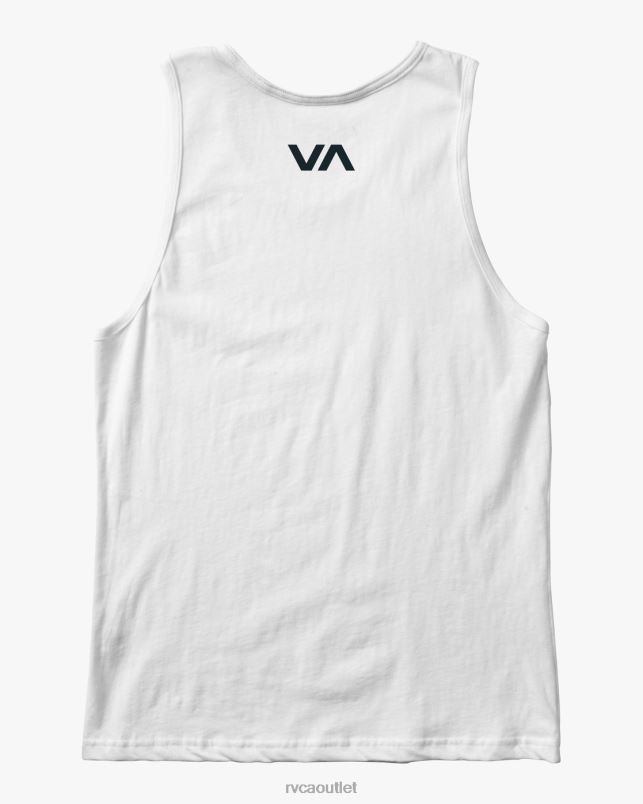 Clothing V84B755 white RVCA Boys Va Blur Tank
