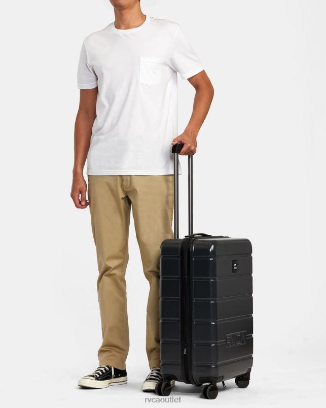 Accessories V84B600 black RVCA Men VA Medium Roller Hardcase Suitcase