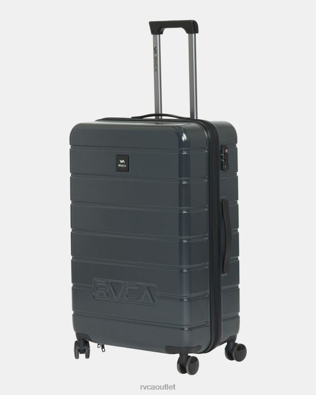 Accessories V84B601 black RVCA Men VA Large Roller Hardcase Suitcase