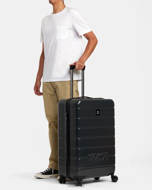Accessories V84B601 black RVCA Men VA Large Roller Hardcase Suitcase