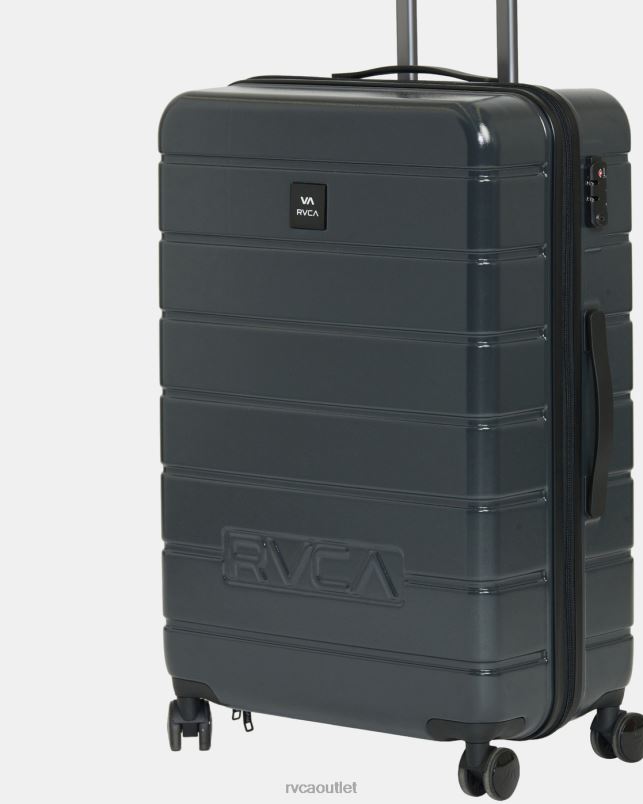 Accessories V84B601 black RVCA Men VA Large Roller Hardcase Suitcase