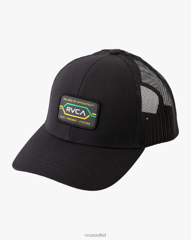 Accessories V84B1040 black RVCA Men Wired Trucker Hat