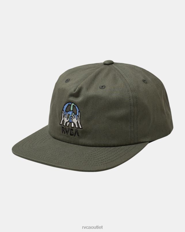 Accessories V84B111 olive RVCA Men Earth Corp Snapback Hat