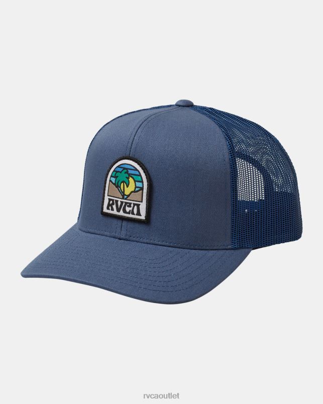 Accessories V84B253 blue RVCA Men Sundowner Trucker Hat