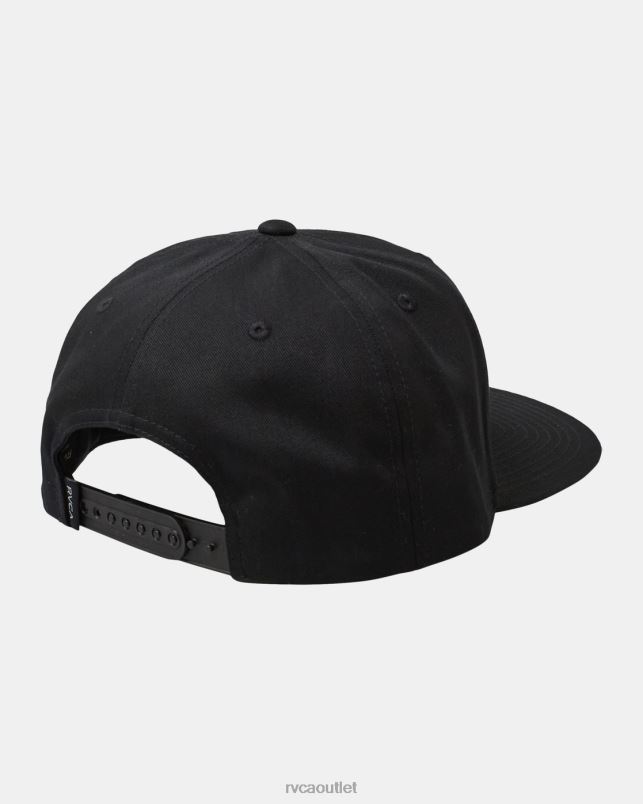 Accessories V84B40 black RVCA Men Tract Snapback Hat