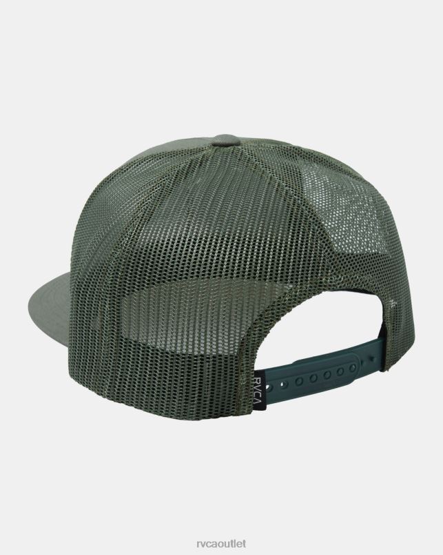 Accessories V84B423 jade RVCA Men VA All The Way Trucker Hat