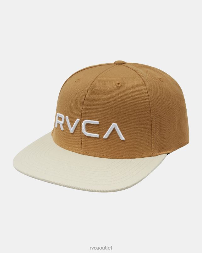 Accessories V84B429 british khaki RVCA Men Twill Snapback II Hat