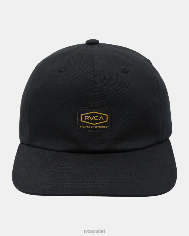 Accessories V84B472 black RVCA Men Dayshift Snapback Hat