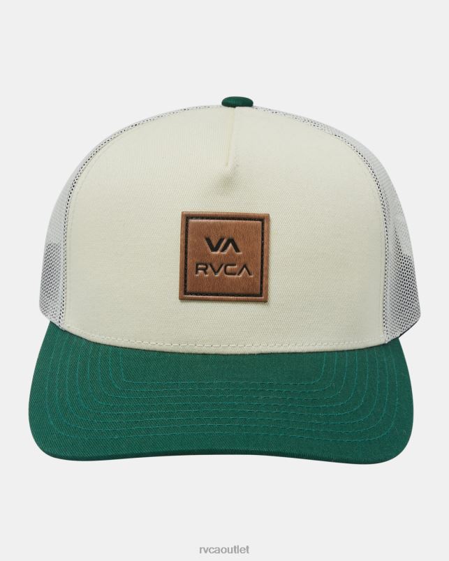 Accessories V84B487 vanilla RVCA Men VA All The Way Curved Brim Trucker Hat