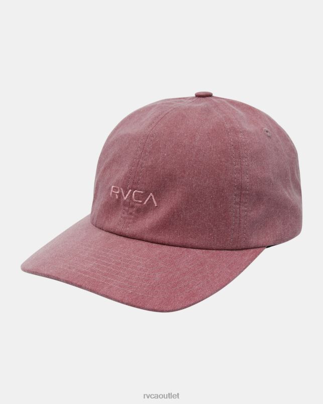 Accessories V84B490 oxblood red RVCA Men PTC Six Panel Baseball Hat