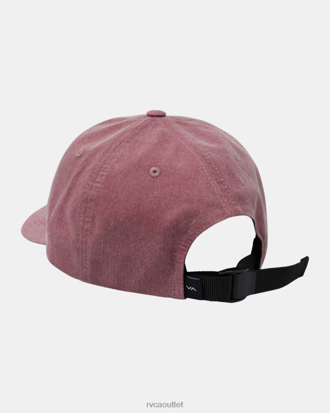Accessories V84B490 oxblood red RVCA Men PTC Six Panel Baseball Hat