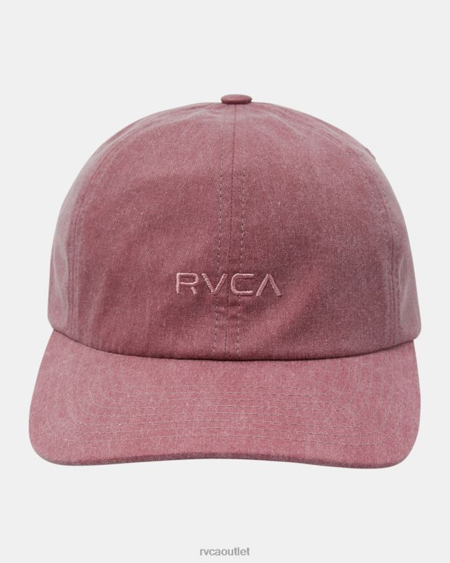 Accessories V84B490 oxblood red RVCA Men PTC Six Panel Baseball Hat
