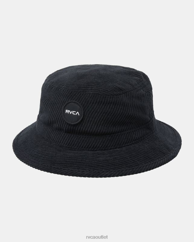 Accessories V84B491 pirate black RVCA Men Chunky Cord Bucket Hat
