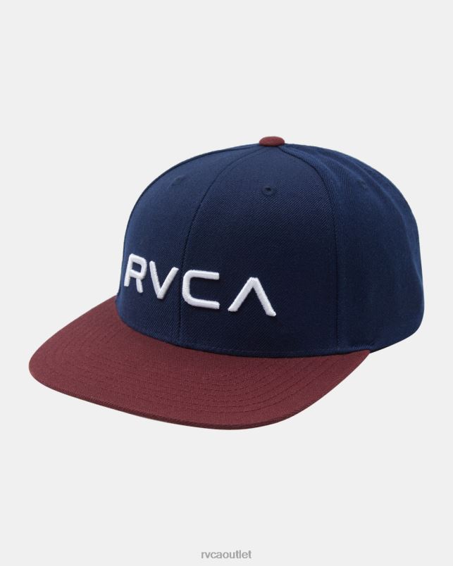 Accessories V84B519 navy RVCA Men Twill Snapback II Hat