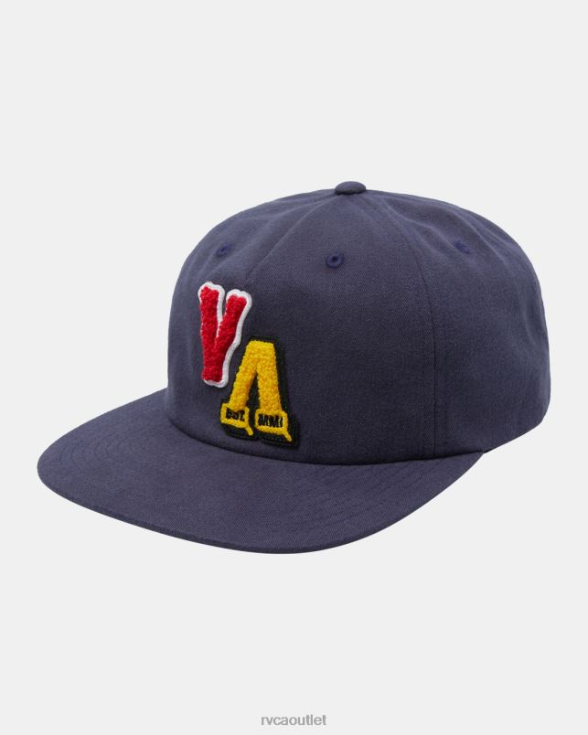 Accessories V84B540 navy RVCA Men Letterman Snapback Hat