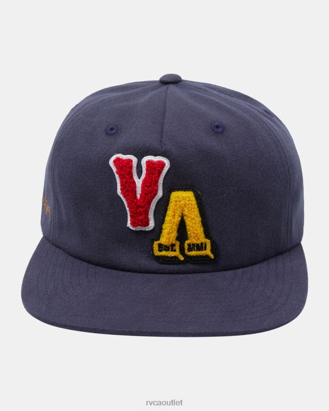 Accessories V84B540 navy RVCA Men Letterman Snapback Hat