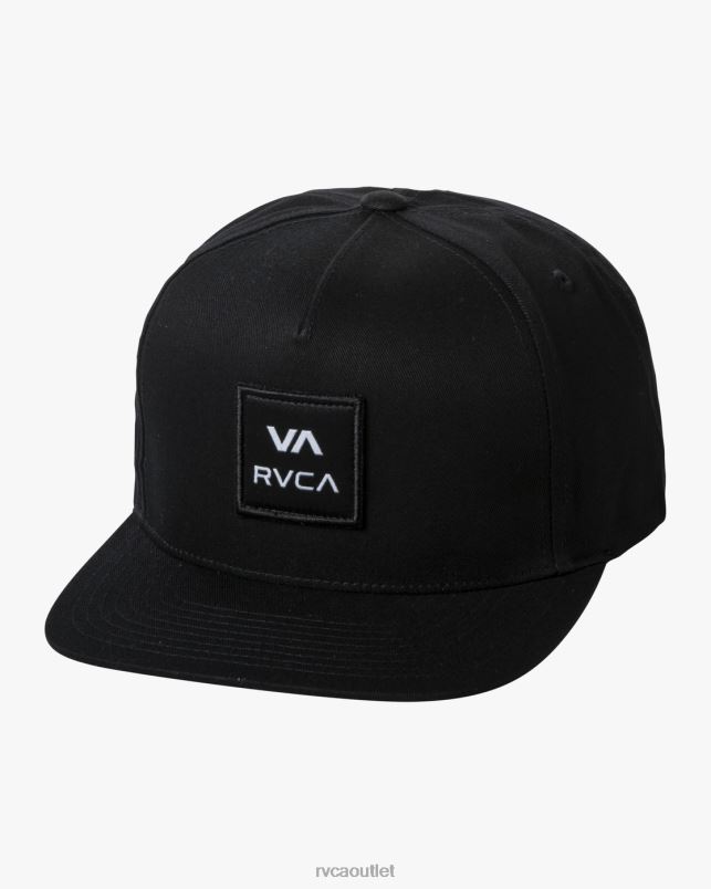 Accessories V84B589 black RVCA Men Square Snapback Hat