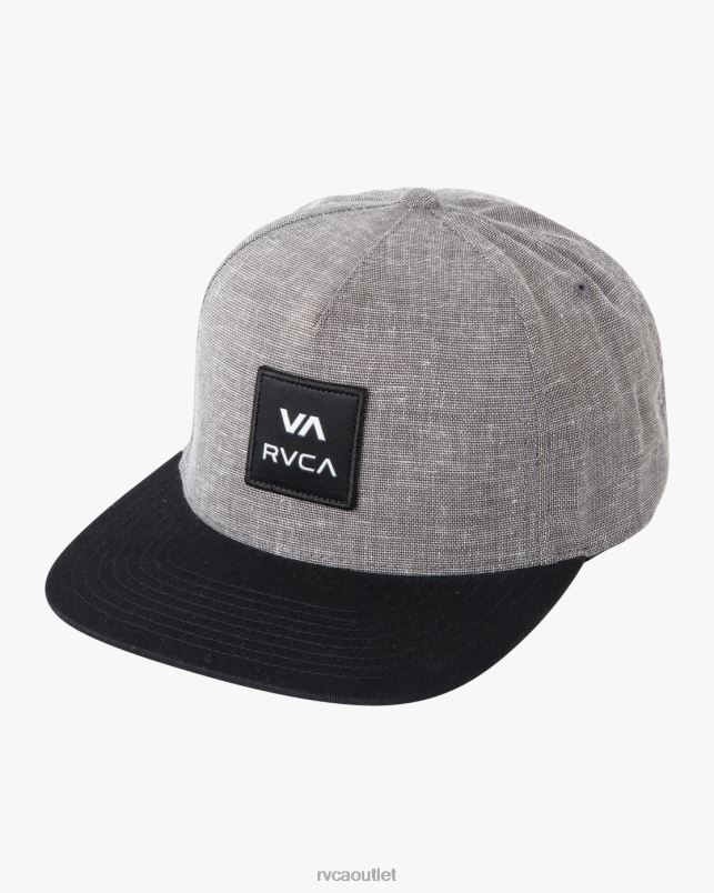 Accessories V84B593 smoke RVCA Men Square Snapback Hat