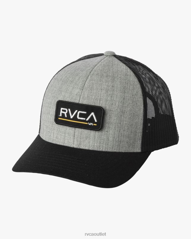 Accessories V84B604 heather grey/black RVCA Men Ticket Trucker III Hat