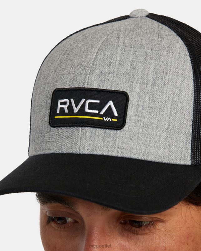 Accessories V84B604 heather grey/black RVCA Men Ticket Trucker III Hat