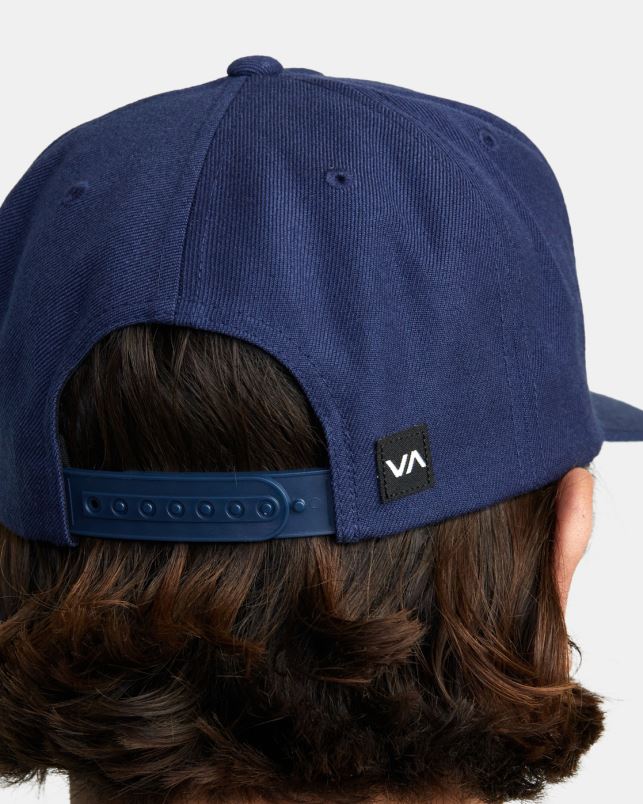 Accessories V84B689 navy RVCA Men Commonwealth Snapback Hat