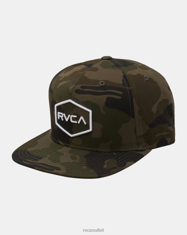 Accessories V84B805 camo RVCA Men Commonwealth Snapback Hat