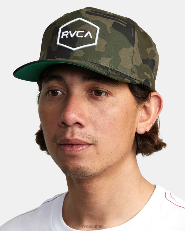 Accessories V84B805 camo RVCA Men Commonwealth Snapback Hat