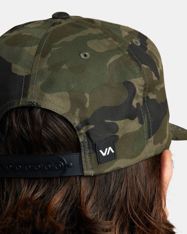 Accessories V84B805 camo RVCA Men Commonwealth Snapback Hat