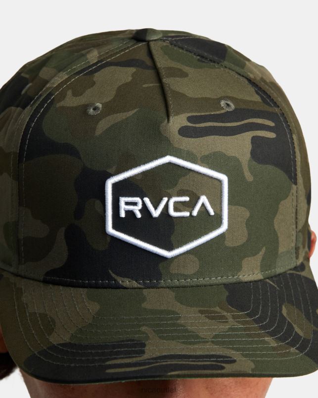Accessories V84B805 camo RVCA Men Commonwealth Snapback Hat
