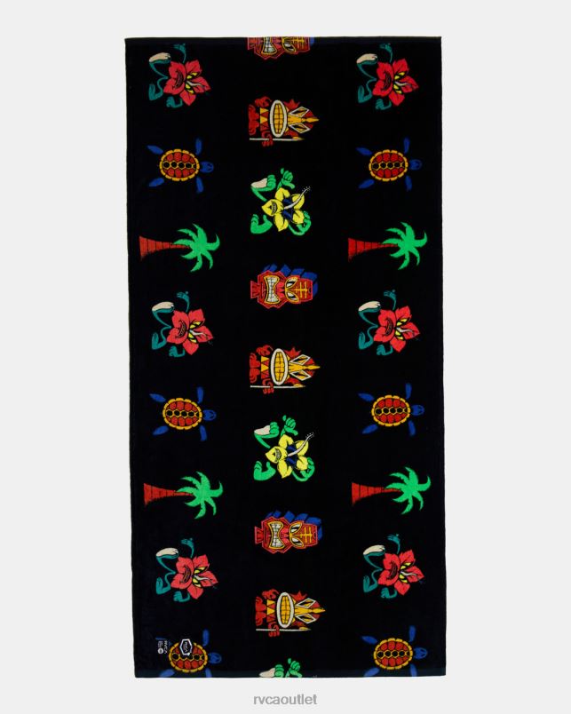 Accessories V84B791 black RVCA Men Mask Beach Towel