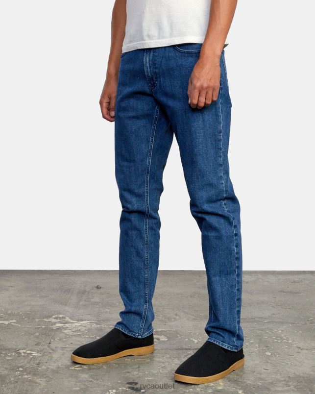 Clothing V84B846 light vintage wash RVCA Men Daggers Denim Jeans