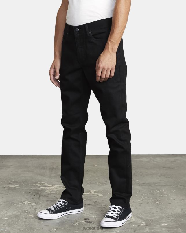 Clothing V84B980 black black RVCA Men Daggers Denim Jeans