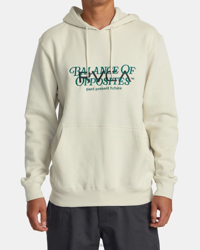 Clothing V84B106 silver bleach RVCA Men Big Balance Hoodie