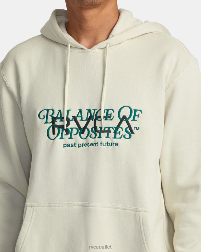 Clothing V84B106 silver bleach RVCA Men Big Balance Hoodie