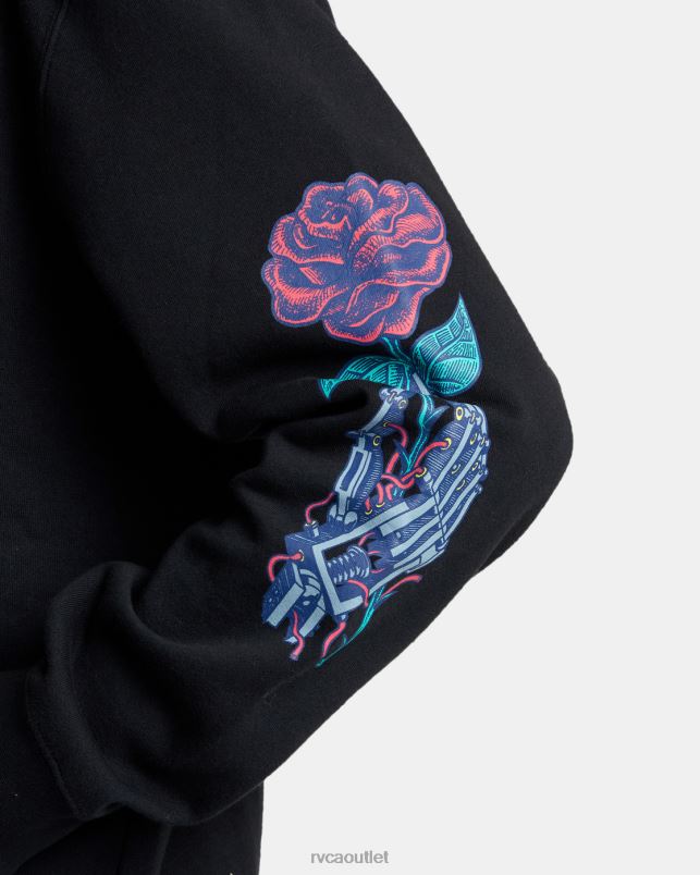 Clothing V84B306 black RVCA Men Martin Ander Manderoid Hoodie