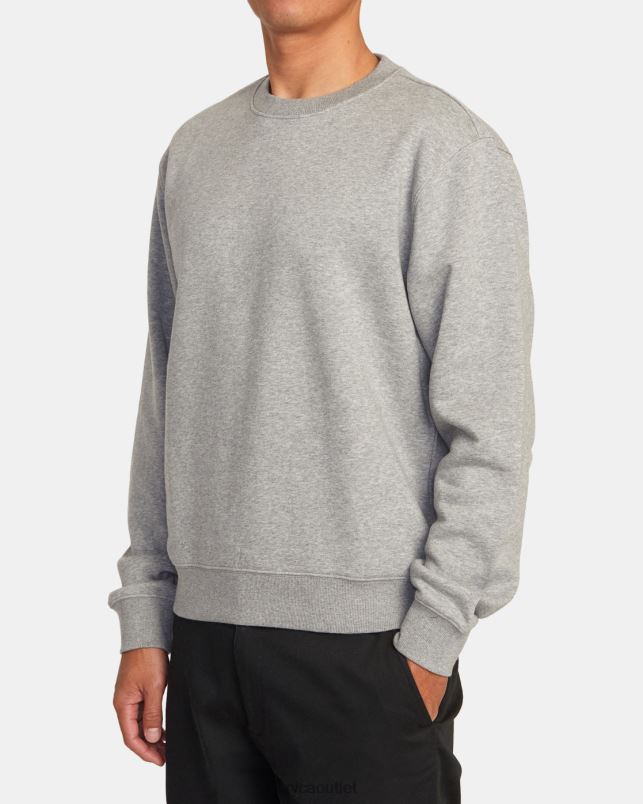 Clothing V84B368 athletic heather RVCA Men Dayshift Sweatshirt
