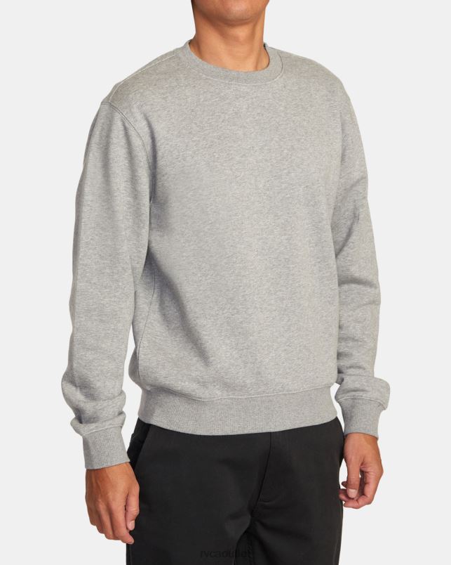 Clothing V84B368 athletic heather RVCA Men Dayshift Sweatshirt