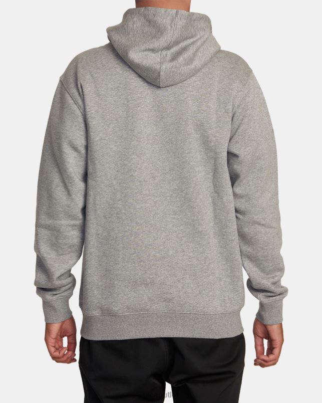 Clothing V84B409 athletic heather RVCA Men Americana Hoodie