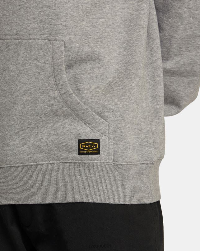 Clothing V84B409 athletic heather RVCA Men Americana Hoodie