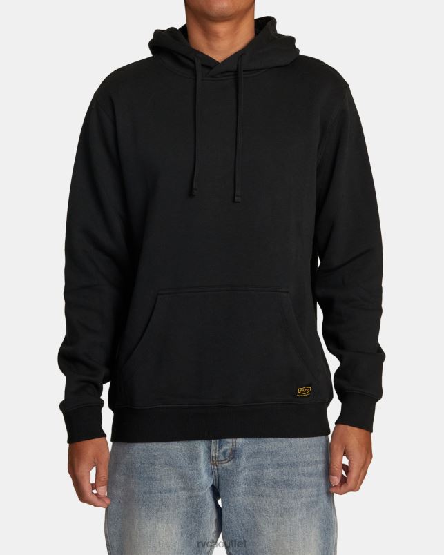 Clothing V84B433 black RVCA Men Americana Hoodie