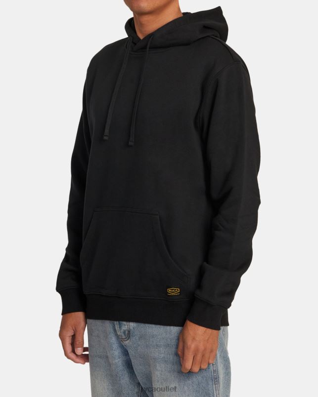 Clothing V84B433 black RVCA Men Americana Hoodie