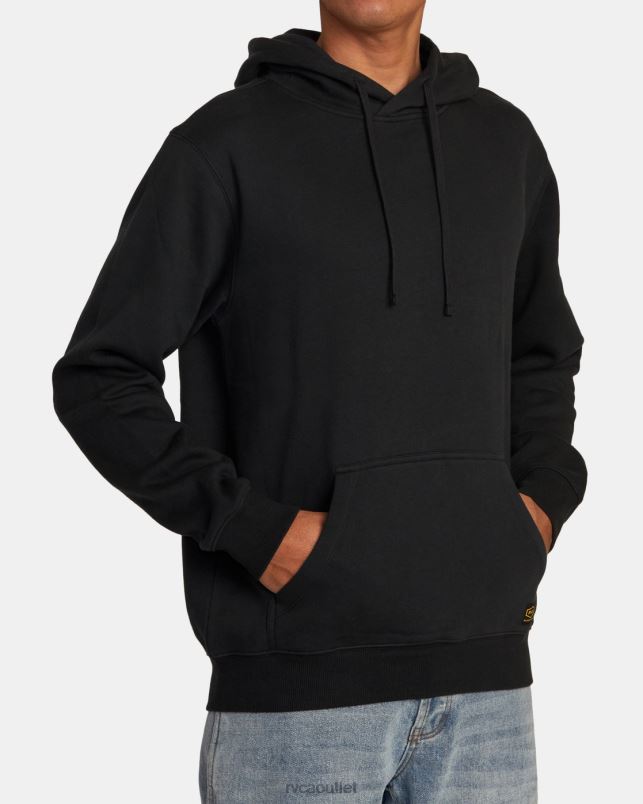Clothing V84B433 black RVCA Men Americana Hoodie