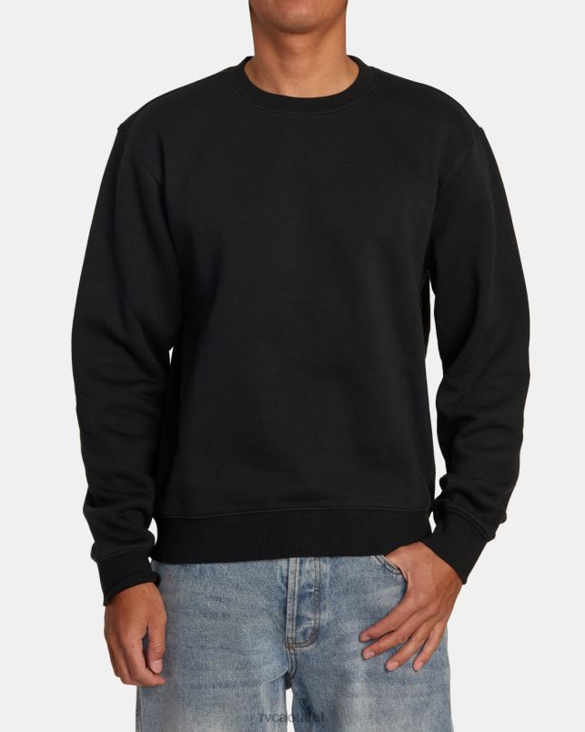 Clothing V84B451 black RVCA Men Dayshift Sweatshirt