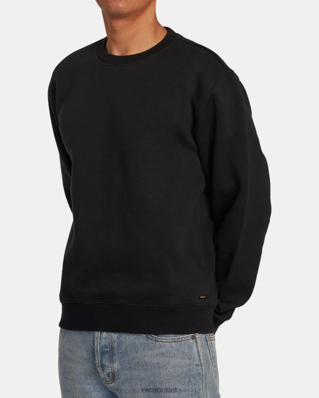 Clothing V84B451 black RVCA Men Dayshift Sweatshirt