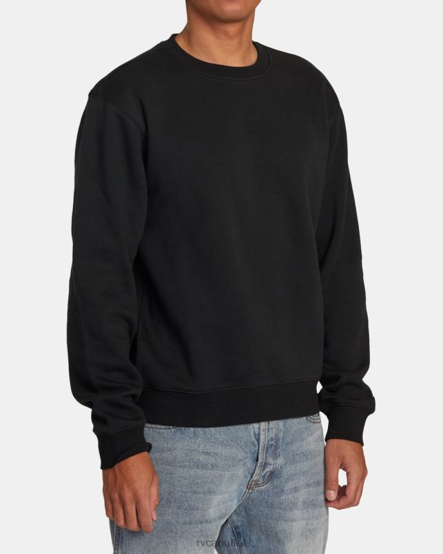 Clothing V84B451 black RVCA Men Dayshift Sweatshirt