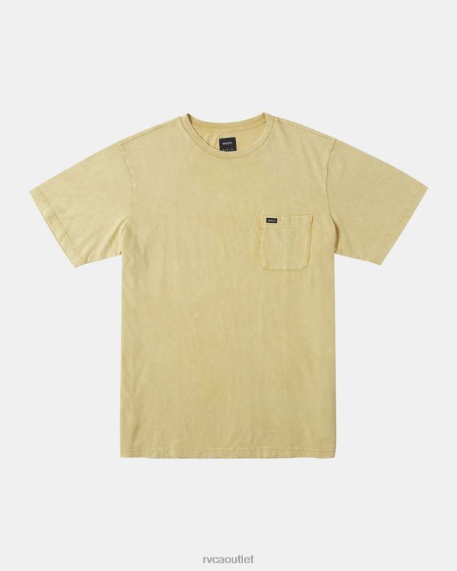 Clothing V84B478 southern moss RVCA Men Manic Shock Wash Sweatshirt