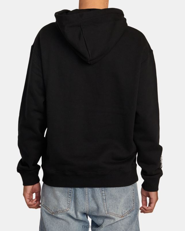 Clothing V84B520 black RVCA Men Hoodie