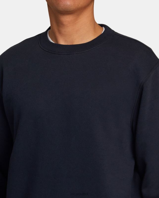 Clothing V84B545 new navy RVCA Men Dayshift Sweatshirt